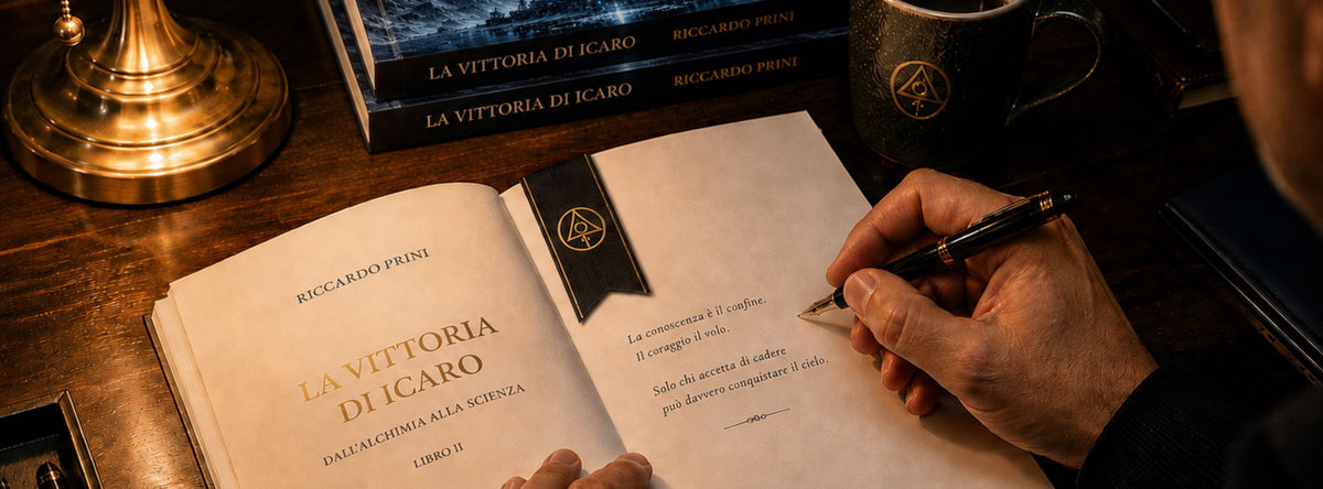 Copia de La Vittoria di Icaro firmata a mano dall'autore